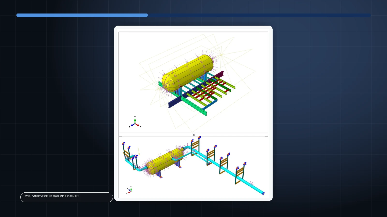 VCE-Driven LNG Vessel–Pipe–Flange Vulnerability visual